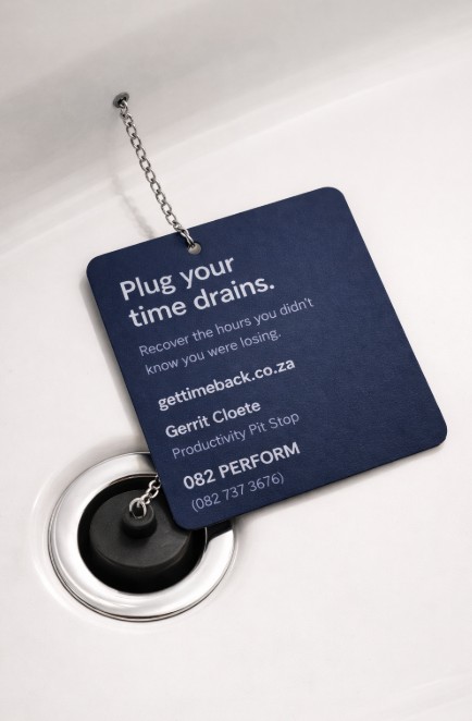 Plug your time drains